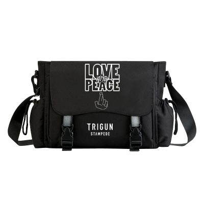 New Anime Trigun Backpack Vash the Stampede Cosplay School Bags Rucksack for Teen Girls Boys Casual 4 - Trigun Store