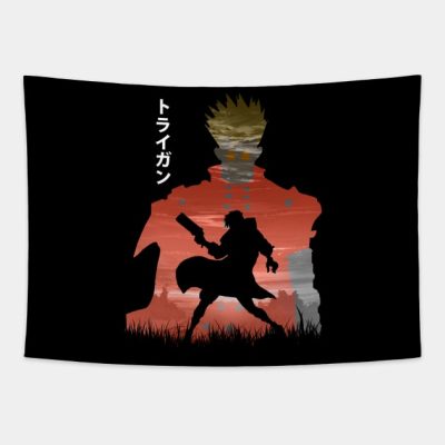 Classic Vash The Stampede Graphic Tapestry Official Trigun Merch