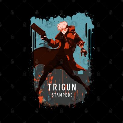 Graphic Vintage Gun Movie Characters Tapestry Official Trigun Merch