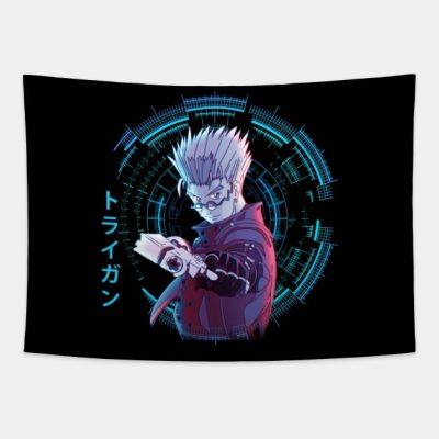 Graphic Vintage Anime Cartoon Gifts Tapestry Official Trigun Merch